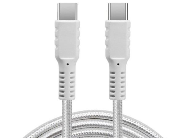 尼龍編織PD快充Type-C數(shù)據(jù)線，雙TC頭100W快充線