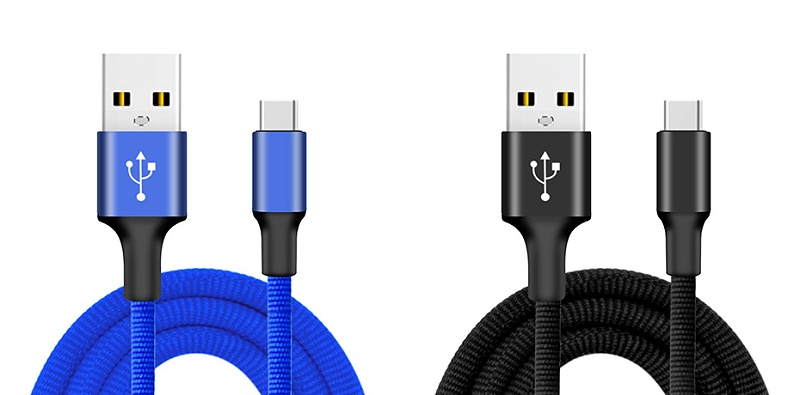 鋁合金布藝編織Type-C數據線